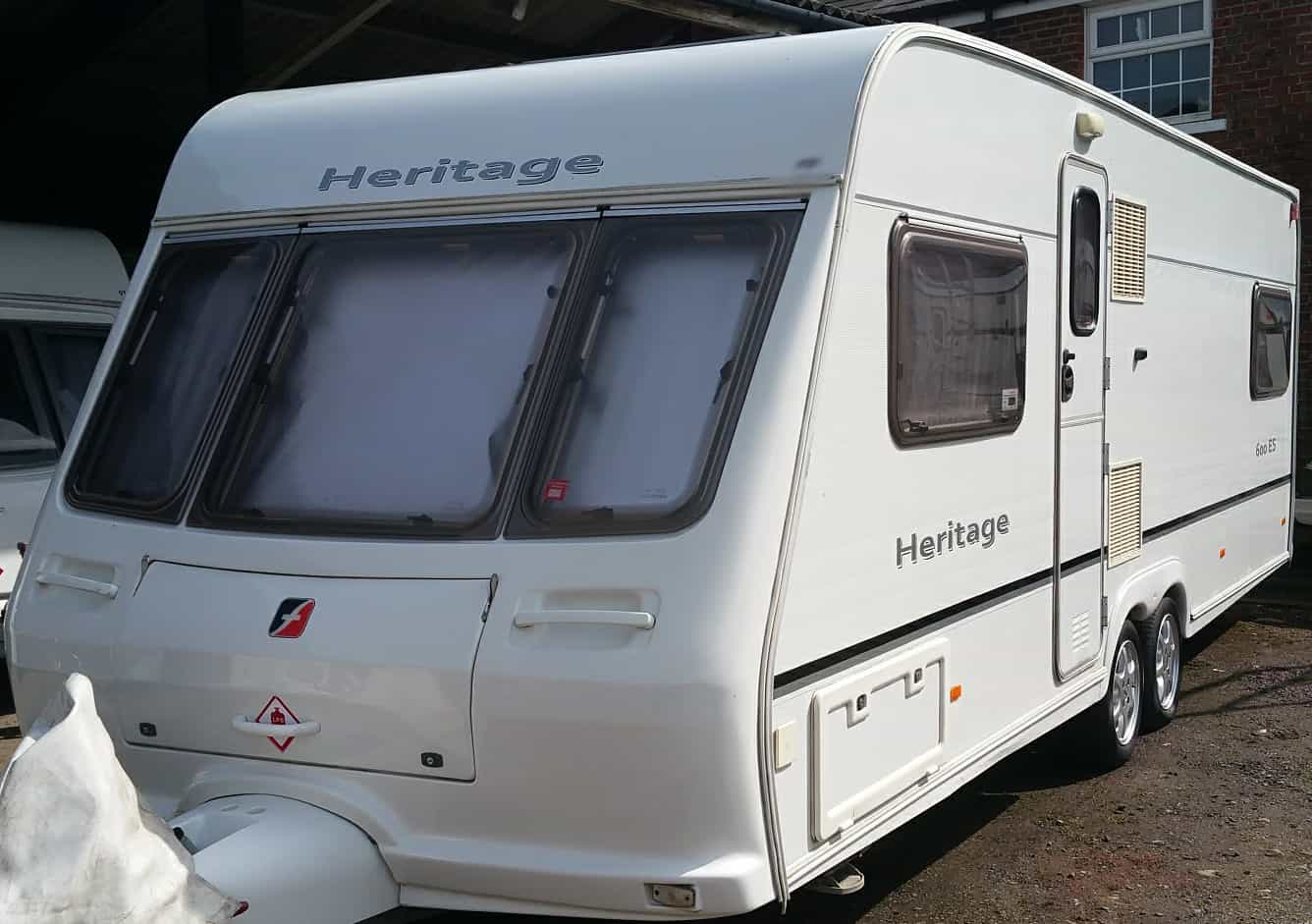 fleetwood heritage caravan side damaged stickers replacement
