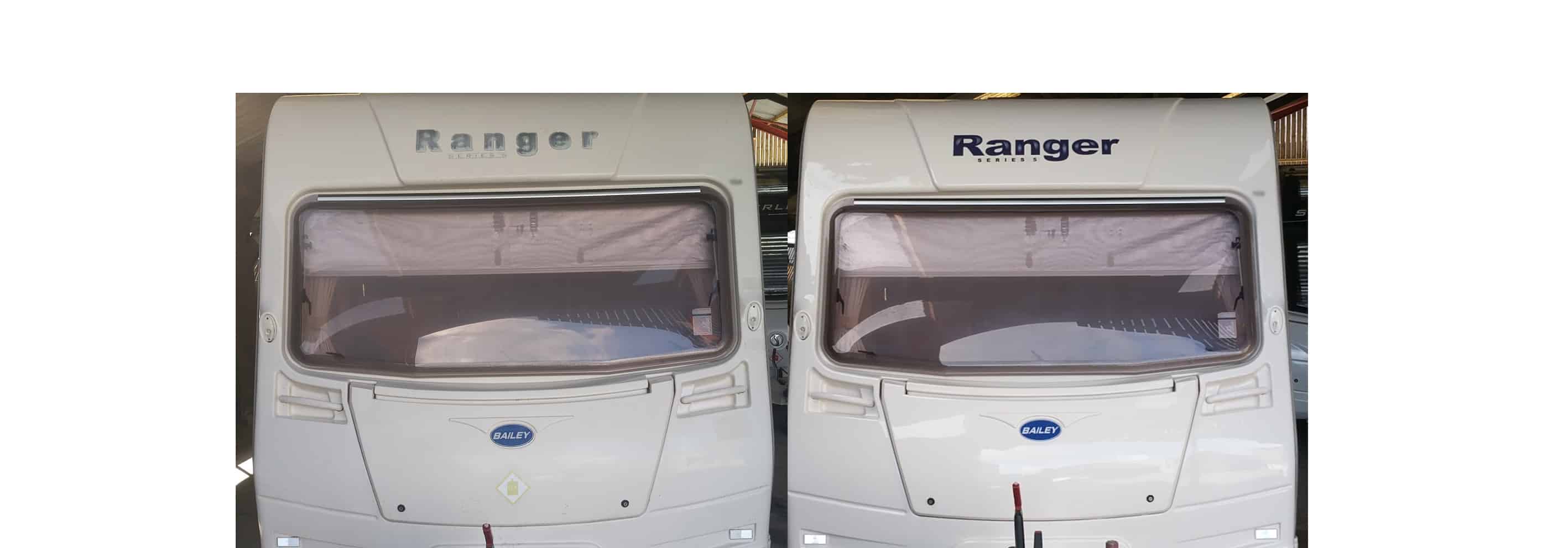 Bailey Ranger Front Sticker Replacement and Polish