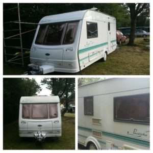 coachman pastiche caravan restored paintwork grp